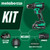 Metabo HPT HPT-DV18DEXM 18V Multivolt 2 x 2.0Ah Cordless Brushless Hammer Drill Kit