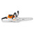 Stihl STIHL-MA040115884 MSA 70 C-BQ 12in Bar Chainsaw Kit