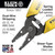 Klein KLE-11048 Dual-Wire Stripper/Cutter for Solid Wire, 10-14 AWG