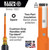 Klein Tools KLE-6617INS 7in Round Shank Square Insulated Screwdriver