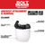 Milwaukee MIL-48-73-1460 Full Face Shield Clear Uncoated Lens
