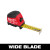Milwaukee MIL-48-22-1226 8m/26ft Wide Blade Tape Measure