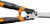Fiskars FISK-392861-5002 23in Power Gear2 Hedge Shears