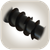U2 U2-W1210-XX 12 Black Flat Head Screw 40 Pack