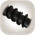 U2 U2-W2710-XX 25/64 Black Flat Head Screw 20 Pack