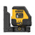 DEWALT DEW-DCLE14201RB USB Rechargeable Red Cross Line Laser Base Kit