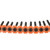 PAM Fastening Technology PAMF-SD101834 #10-18 x 3/4in Pan Head Self-Drilling Autofeed Screw Clear Zinc 1000 Piece
