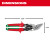 Milwaukee MIL-48-22-4552 Right Cutting Offset Aviation Snips