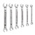 Milwaukee MIL-48-22-9471 6-Piece Double End Flare Nut Wrench Set - Metric