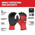 Milwaukee MIL-48-73-8130 Impact Cut Level 3 Nitrile Dipped Gloves - S