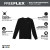 Milwaukee MIL-604BXX FREEFLEX Hybrid Long Sleeve Work Tee - Black