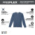 Milwaukee MIL-604BLXX FREEFLEX Hybrid Long Sleeve Work Tee - Blue