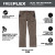 Milwaukee MIL-M651NXX FREEFLEX Mens Tech Pants - Brown