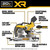 DEWALT DEW-DCS785B 20V XR 12in Double Bevel Sliding Miter Saw Bare Tool