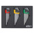 Wiha Tools WIHA-66979 35-Piece ErgoStar L-Key Tray Set - Hex Metric, Hex SAE, Torx
