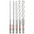 Milwaukee MIL-48-20-8898 SHOCKWAVE Impact Duty Carbide Multi-Material 5-Piece Drill Bit Set