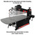 King Canada KING-KXL-22 22in Professional Scroll Saw