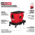 Milwaukee MIL-0915-20 M18 FUEL NEXUS 6 Gallon Wet/Dry Vacuum with PACKOUT Compatibility