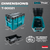 Makita MAK-T-90021 MAKTRAK Extra Large Extension Tool Box