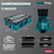 Makita MAK-T-90037 MAKTRAK Medium Tool Box