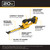 DEWALT DEW-DCHT823D1 20V MAX 8in Cordless Compact Hedge Trimmer 2.0Ah Kit