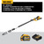 DEWALT DEW-DCPS671X1 60V MAX 10in Telescoping Pole Saw 9.0Ah Kit