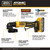 DEWALT DEW-DCG400S2 ATOMIC 20V MAX 4in Angle Grinder XR POWERSTACK 2x 3.5Ah Kit