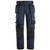 Snickers Workwear SNI-62519504XXX 6251 Stretch Loose Fit Work Trousers with Holster Pockets - Navy/Black