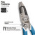 Klein KLE-K12075 Slim-Forged Wire Stripper/Cutter