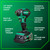 Metabo HPT HPT-KC18DEX4 18V Multivolt 4-Piece 2x 2.0Ah Combo Kit