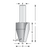 Dimar DIM-165R8-28 1-1/8in Carbide Tipped Vertical Paneling Bit 1/2in Shank