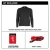 Milwaukee M500B Heated Baselayer with battery and USB-C cable