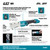 Makita MAK-DTL302Z 18V LXT Brushless 3/8in Angle Impact Wrench, Bare Tool