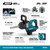 Makita MAK-TW010GT202 40V MAX XGT 1in Long Anvil Impact Wrench 2x 5.0Ah Kit