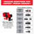 Diablo FRE-DMAMXA1720 1-1/8in x 16in x 26in AMPED Rebar Demon SDS-Max 4-Cutter Hammer Drill Bit