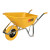 Garant GRA-86368 6cu ft Industrial Wheelbarrow with Poly Tray