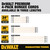 DEWALT DEWL-DXBC300364 36in Premium Heavy-Duty Bungee Cords 4-Pack