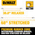 DEWALT DEWL-DXBC300364 36in Premium Heavy-Duty Bungee Cords 4-Pack