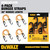 DEWALT DEWL-DXBC301436 36in Flat Bungee Straps with Interlock Coated Metal Hooks 4-Pack