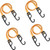DEWALT DEWL-DXBC301436 36in Flat Bungee Straps with Interlock Coated Metal Hooks 4-Pack