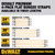 DEWALT DEWL-DXBC301448 48in Flat Bungee Straps with Interlock Coated Metal Hooks 4-Pack