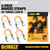 DEWALT DEWL-DXBC301448 48in Flat Bungee Straps with Interlock Coated Metal Hooks 4-Pack