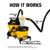 DEWALT DEW-DXVCS002 Dust Separator with 6 Gal. Poly Tank