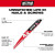 Milwaukee MIL-48-00-7352 9in 5 TPI AX w/NITRUS Carbide Teeth SAWZALL Blade for Wood with Nails 3-Pack