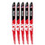 Milwaukee MIL-48-00-7553 12in 5TPI AX w/NITRUS Carbide Teeth SAWZALL Blade for Wood with Nails 5pk