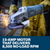 Bosch BOS-GWS25-180PR 7in Large Angle Grinder 15 Amp No Lock-On Trigger Switch with Rotatable Main Handle
