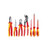Knipex KNIP-9K989827US 7-Piece VDE 1000V Insulated Pliers and Screwdriver Set in Nylon Pouch
