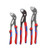 Knipex KNIP-9K008005US 3-Piece Cobra Water Pump Pliers Set 7in 10in 12in Comfort Grip