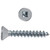 Hillman PAU-12827-XX JAR Square Flat Head Zinc Wood Screw 8, 250-Pieces
