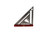 Martinez MTZ-4296_RD Titanium Rapid Square, Metric, Red
